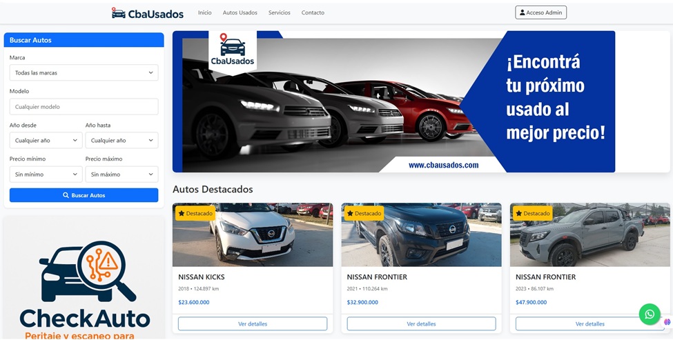 Concesionaria CBA Usados