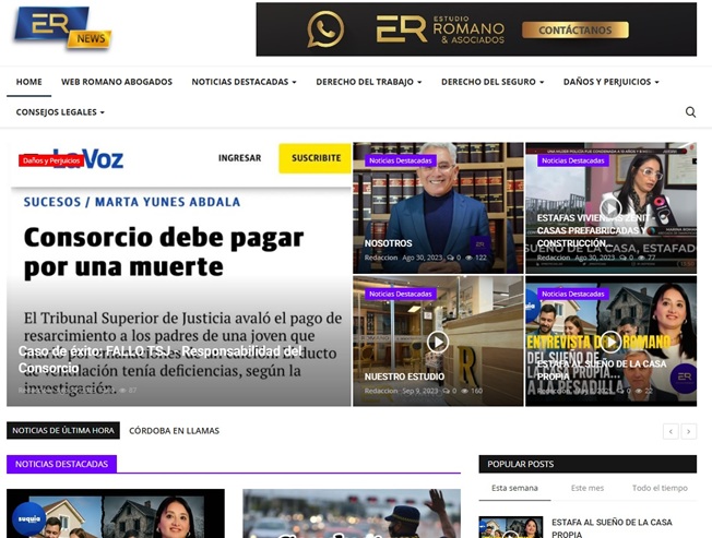 Romano Abogados Noticias
